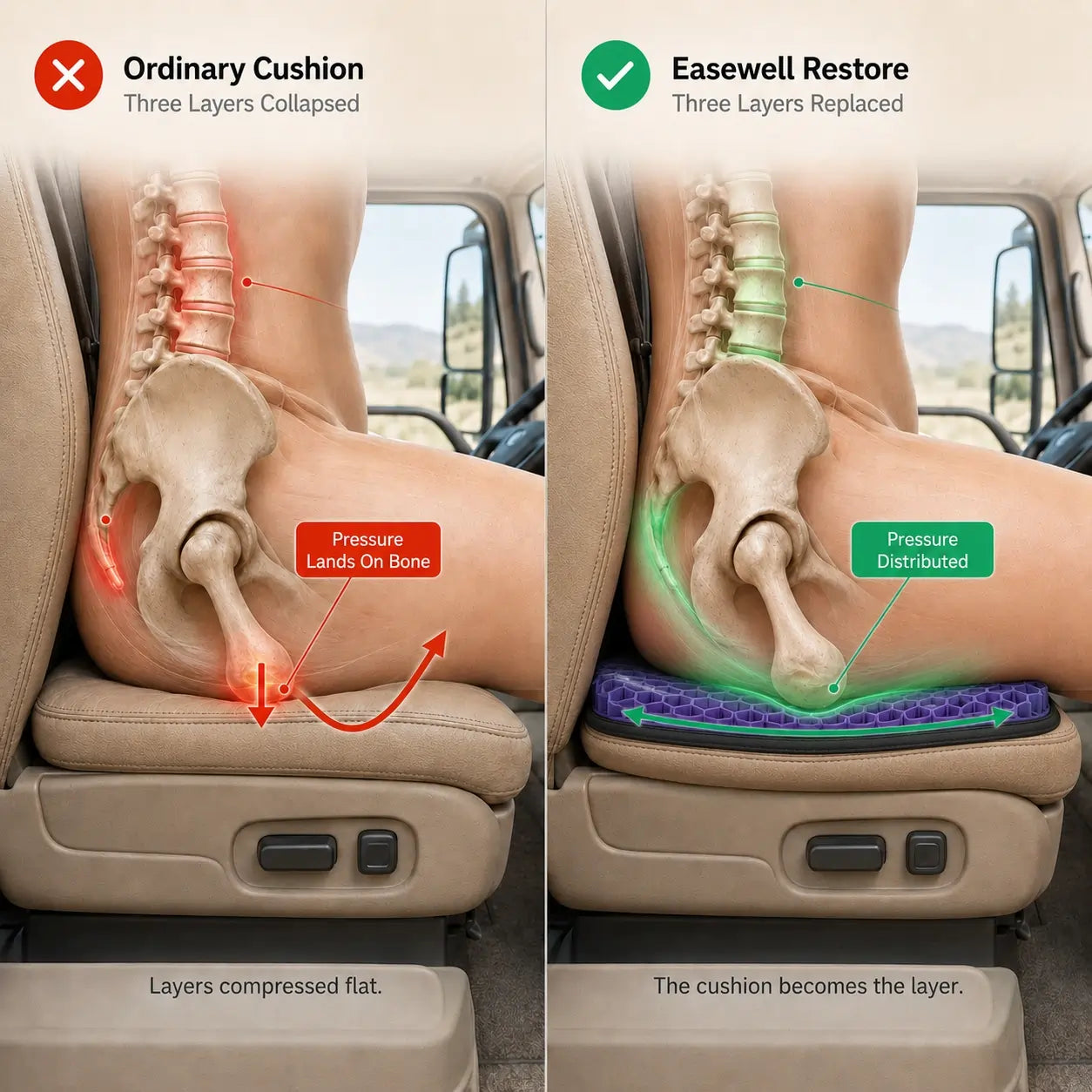 tryEasewell Restore™ Seat Cushion